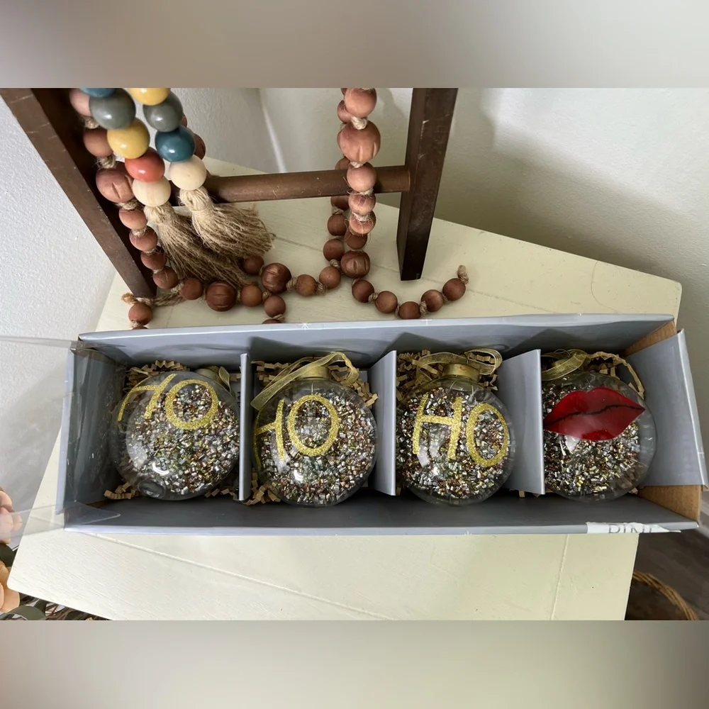 Brand New Set of 4 Christmas Ornaments